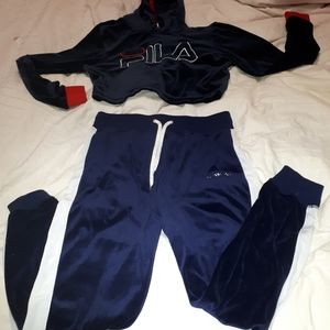 BNWOT Velour Fila Tracksuit